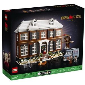 LEGO Home Alone House with Van - Black, White, Brown